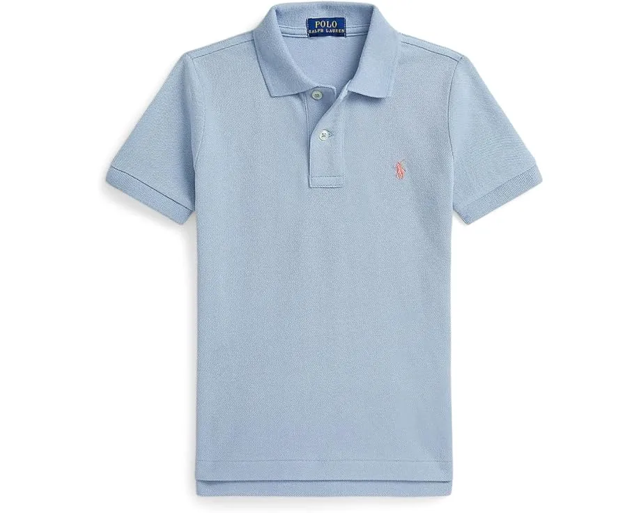 Детская поло Polo Ralph Lauren Kids The Iconic Mesh из хлопковой сетки