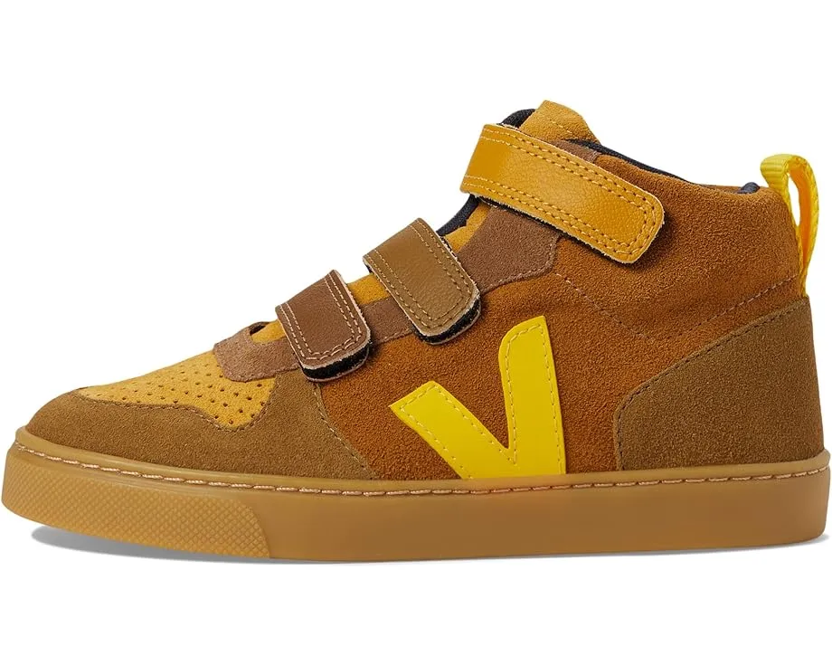 Детские кроссовки VEJA Small V-10 M из замши на липучке