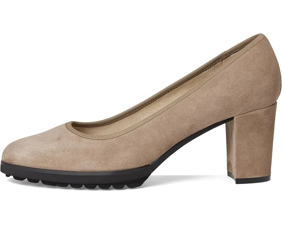 Туфли-лодочки Vaneli Dazzle на устойчивом каблуке из замши