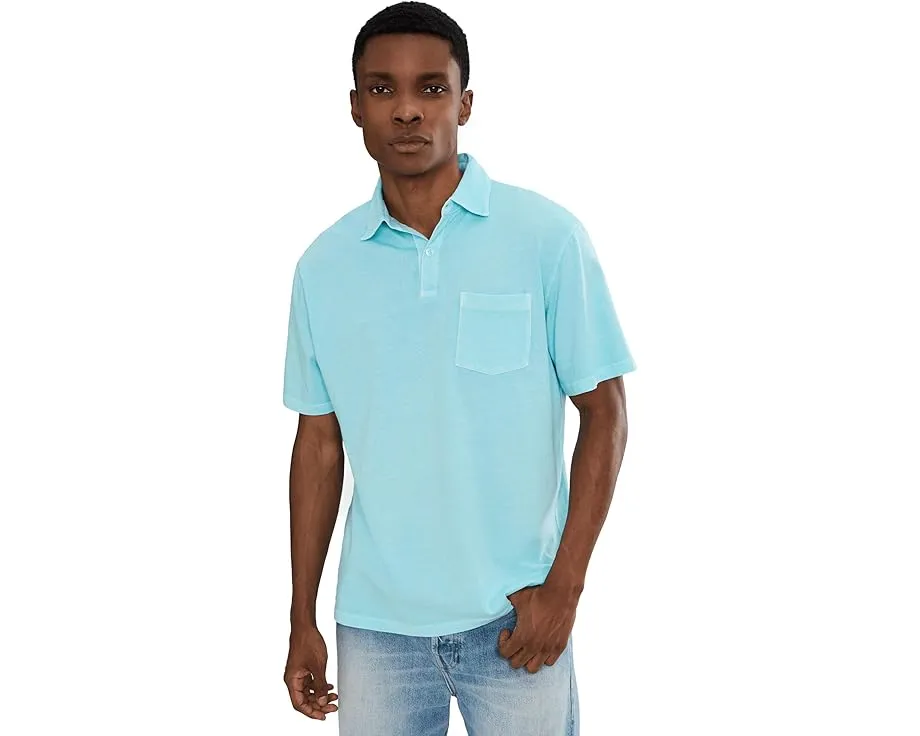 Поло Vineyard Vines Surf Polo из пима-хлопка с карманом на груди