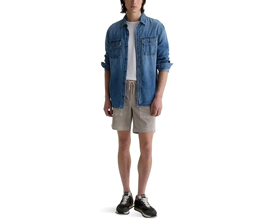 Шорты AG Jeans Wells с кулиской из вельвета