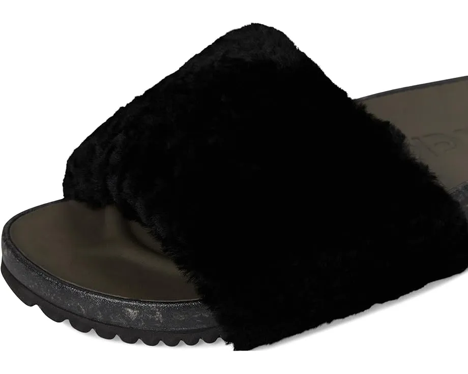 Сандалии Fleks San Ysidro с кожаной стелькой и овчиной на ремешке