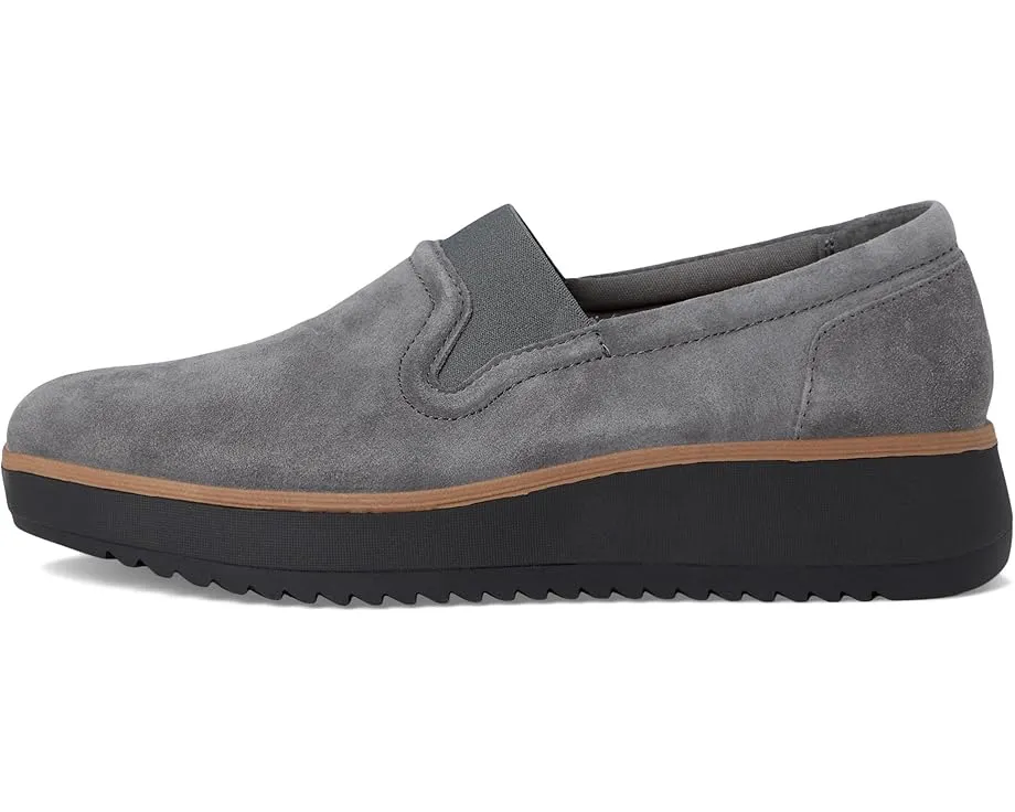 Clarks Zylah Sky балетки на платформе с текстильным верхом