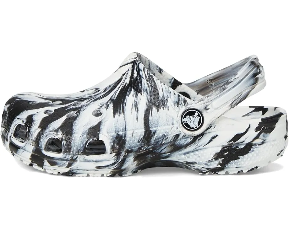 Crocs Classic Marbled Tie-Dye Clogs детские сабо в технике тай-дай