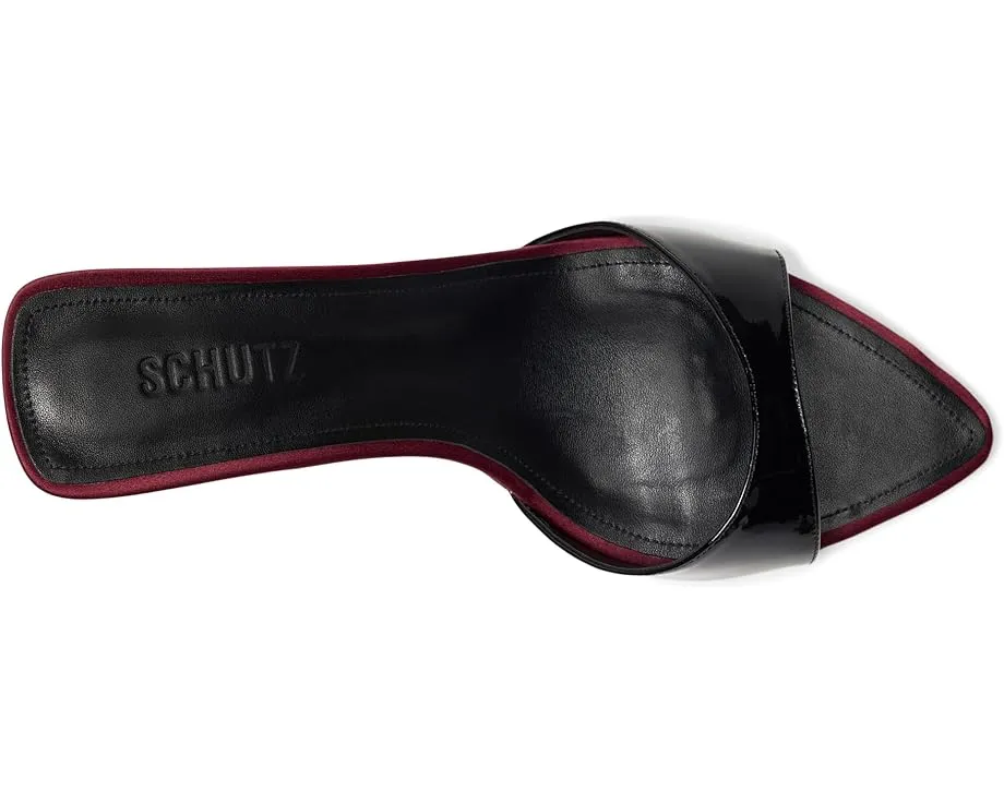 Туфли Schutz Elodie на шпильке с открытым носком из кожи