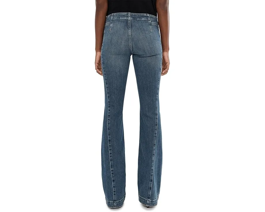 Free People Джинсы Alamo Low Rise Flare с заниженной талией и ультрарасклешенными штанинами