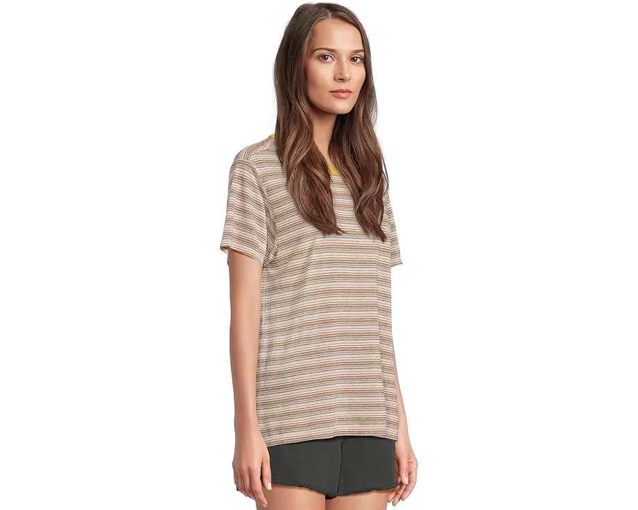 Короткий свитшот Prana Cozy Up SS Crew из конопли с защитой от запаха