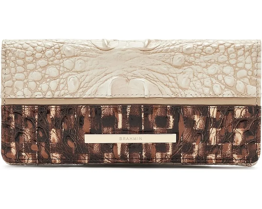 Кошелек Brahmin Ady из тисненой кожи с множеством отделений для карт