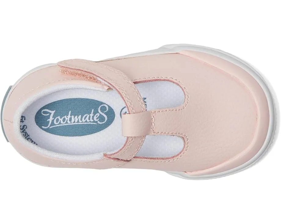 Детские туфли FootMates Drew-Leather T-bar с поддержкой свода стопы