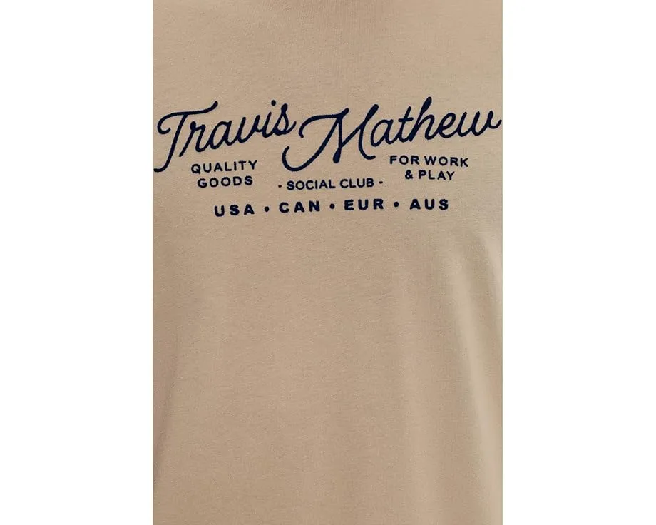 Футболка TravisMathew Gate Crasher с круглым вырезом и принтом