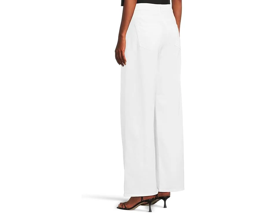 Белые джинсы AG Jeans Adria с низкой посадкой и мешковатым кроем