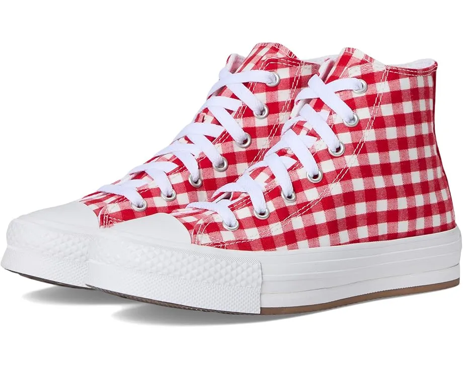 Converse кеды Chuck Taylor All Star Lift Checkered с платформой для старших детей