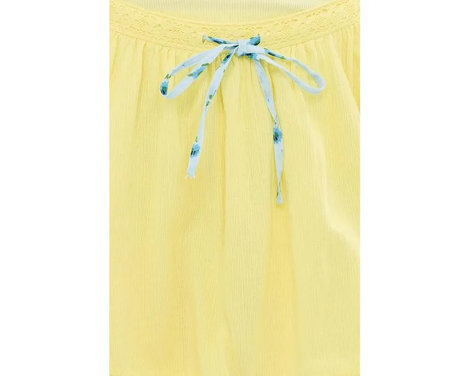 Мини-юбка Lady Tulip от Free People с кружевной отделкой и вышивкой