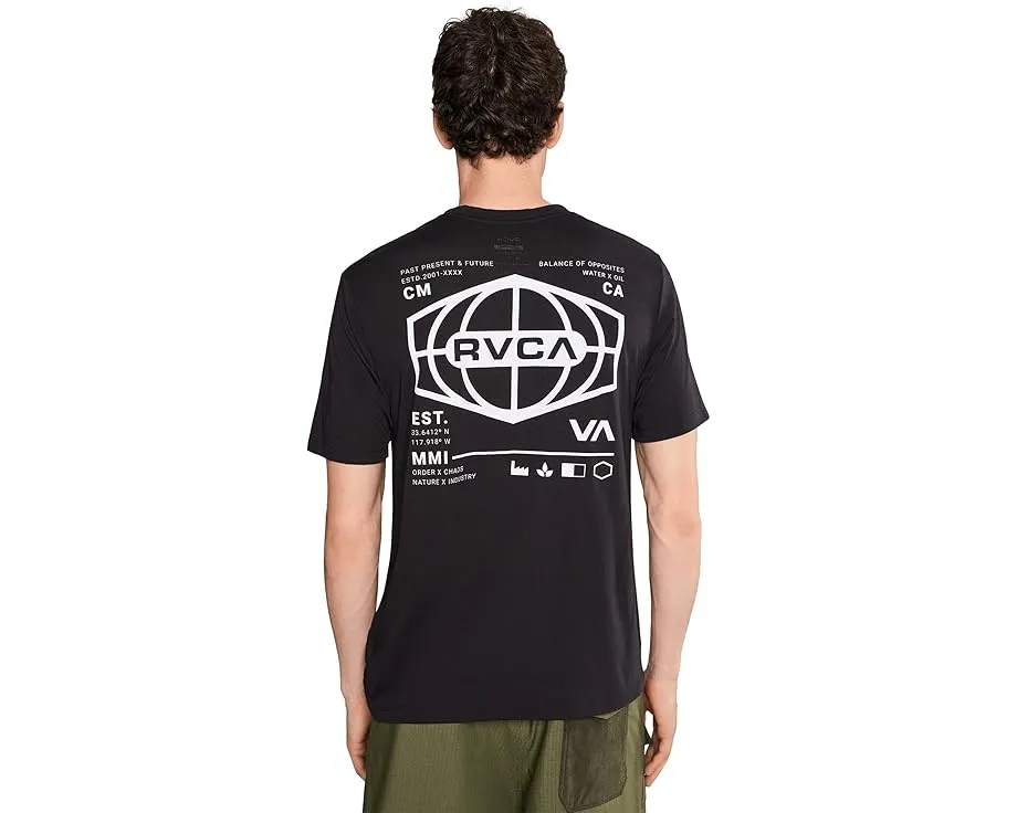 Футболка RVCA World Hex Short Sleeve для спорта и отдыха