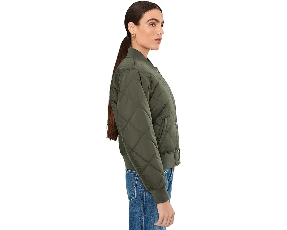 Куртка бомбер Levi's с ромбовидной стежкой и подкладкой Sherpa