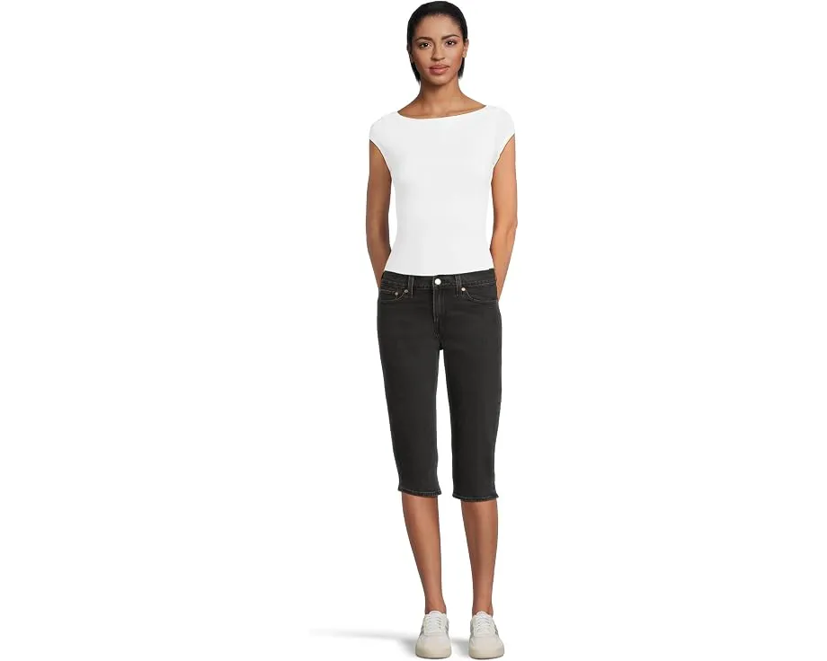 Капри Levi's® Premium Wedgie с высокой талией и зауженным силуэтом