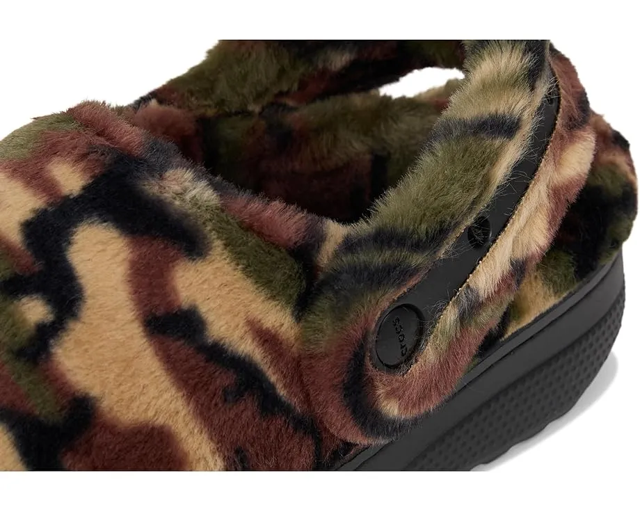 Кроксы Crocs Classic Unfurgettable с искусственным мехом и уютной стелькой