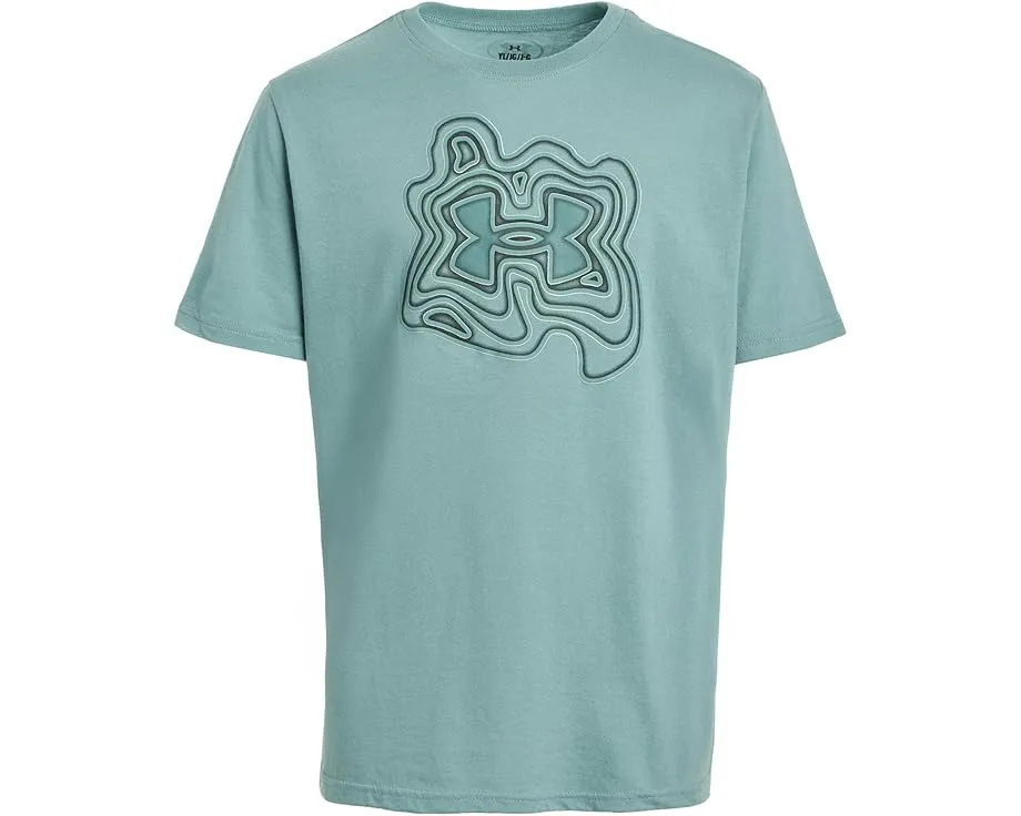 Футболка Under Armour Kids с тематическим принтом и технологией отвода влаги