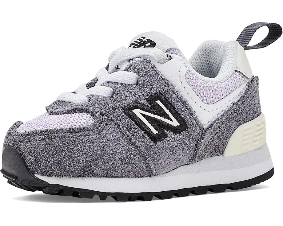 New Balance Kids 574 Bungee Lace первые кроссовки с липучкой