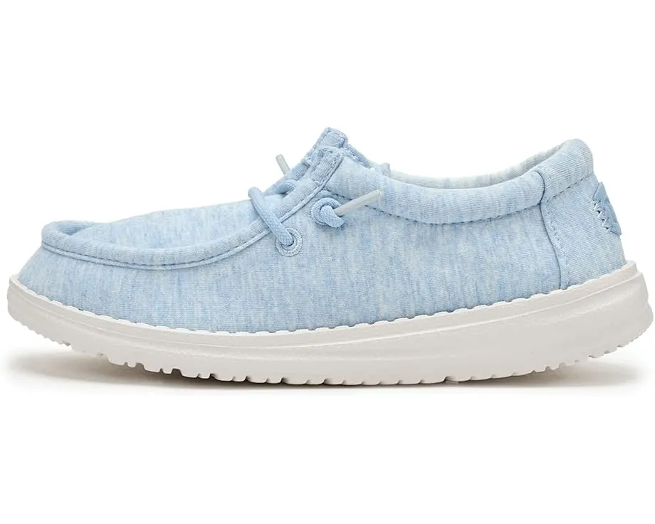 Детские слипоны Hey Dude Kids Wally Stretch Jersey с эластичным верхом