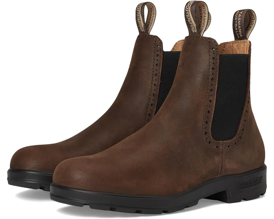 Ботинки Chelsea Blundstone 2151 High-Top с кожаным верхом и деталями брог