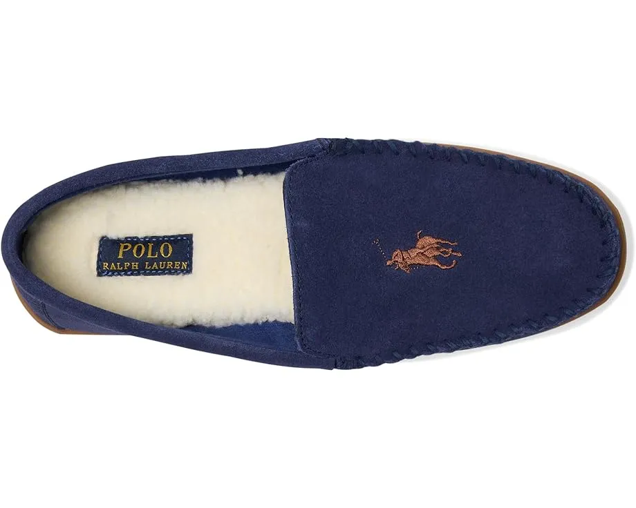 Тапочки-мокасины Polo Ralph Lauren Brenan Moc с подкладкой из искусственного меха и стелькой из пены с памятью
