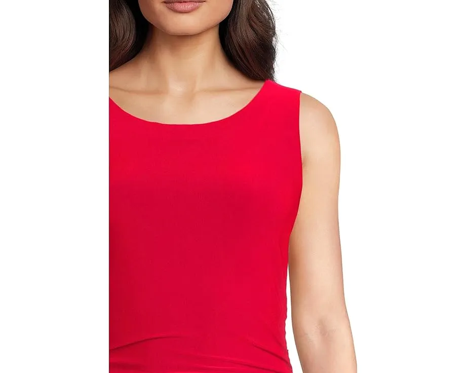 Черное мини-платье Norma Kamali Sleeveless Pickleball из мягкого трикотажа