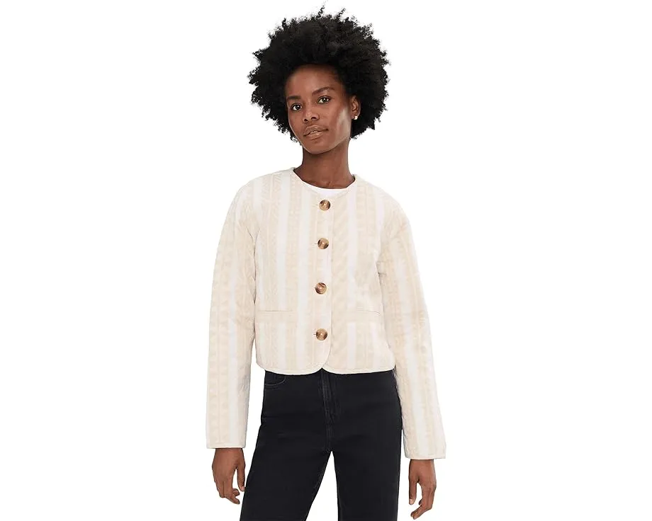 Короткая стёганая куртка Crafted Coco с геометрическим принтом Sanctuary