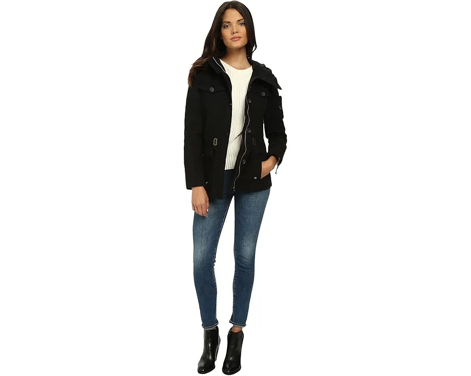 Куртка Levi's Washed Cotton Military с капюшоном и четырьмя карманами