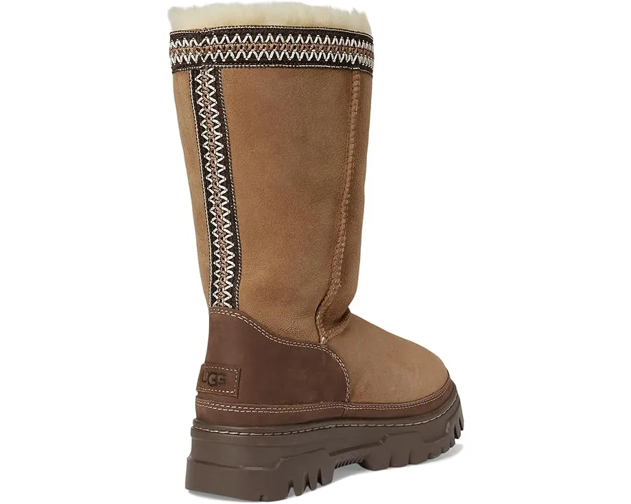 UGG Classic Tall TrailGazer с водонепроницаемой овчиной и подошвой White Spider Rubber