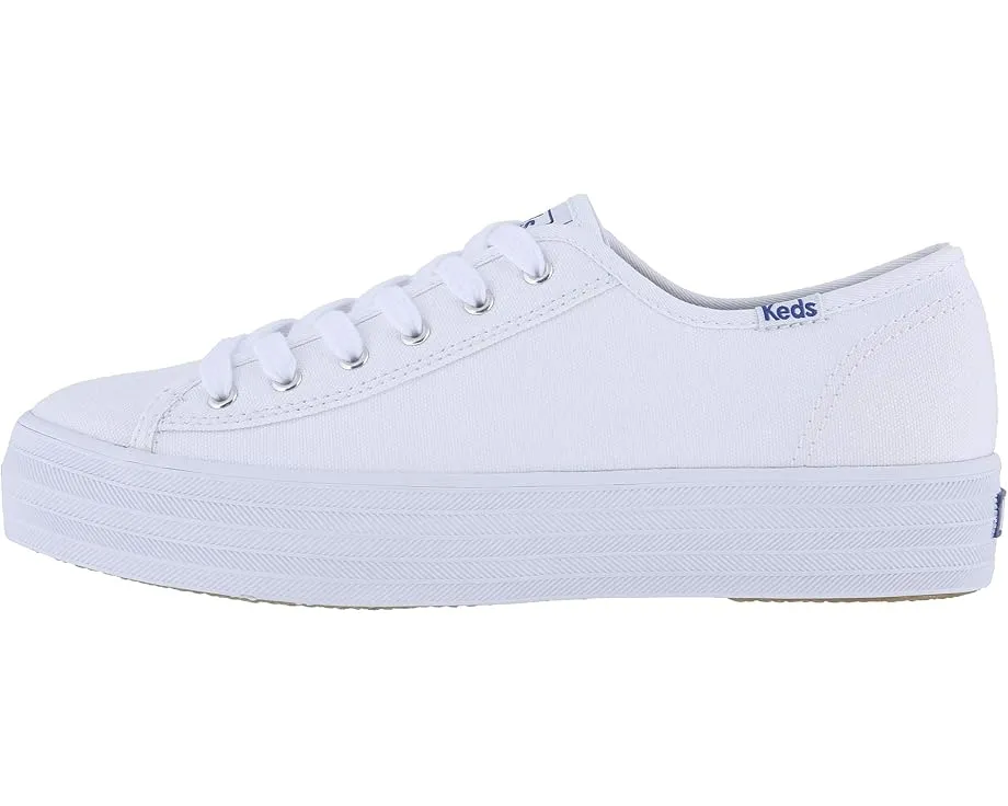 Кроссовки Keds Triple Kick Canvas на платформе с ортолитовой стелькой