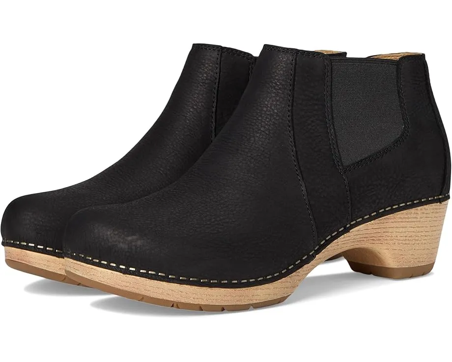 Ботильоны Dansko Lane с эластичными вставками и светлой подошвой