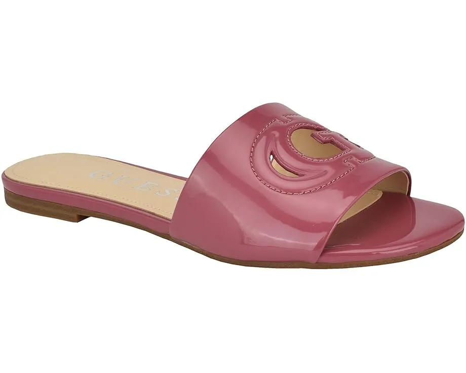 GUESS сандалии Tashia с вырезом логотипа и круглым носком