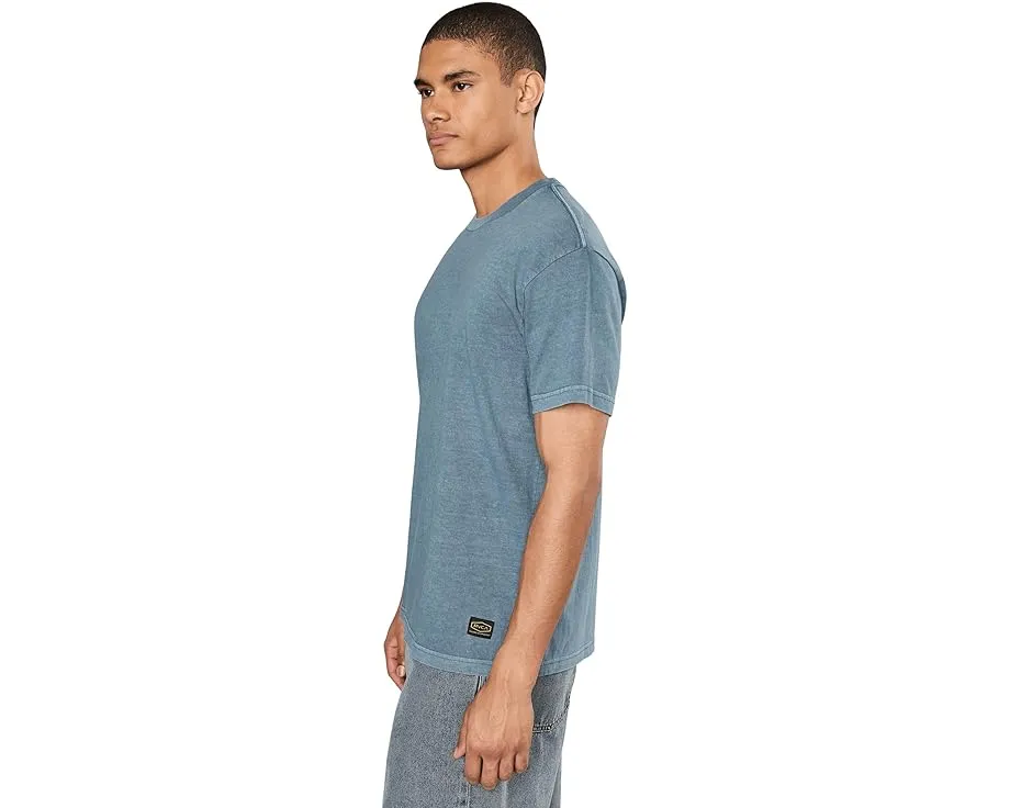 Футболка RVCA Midweight Label Short Sleeve повышенной плотности с этикеткой