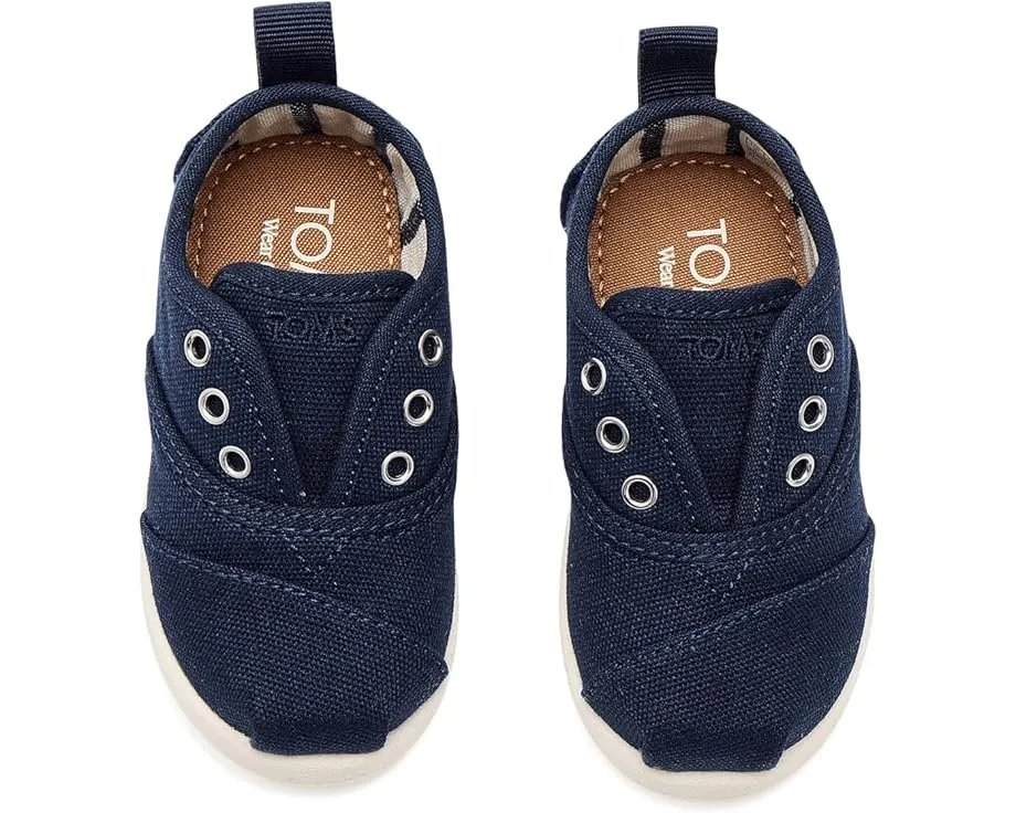 Кроссовки TOMS Kids Cordones Plus для малышей с застежкой на липучке и стелькой CloudBound