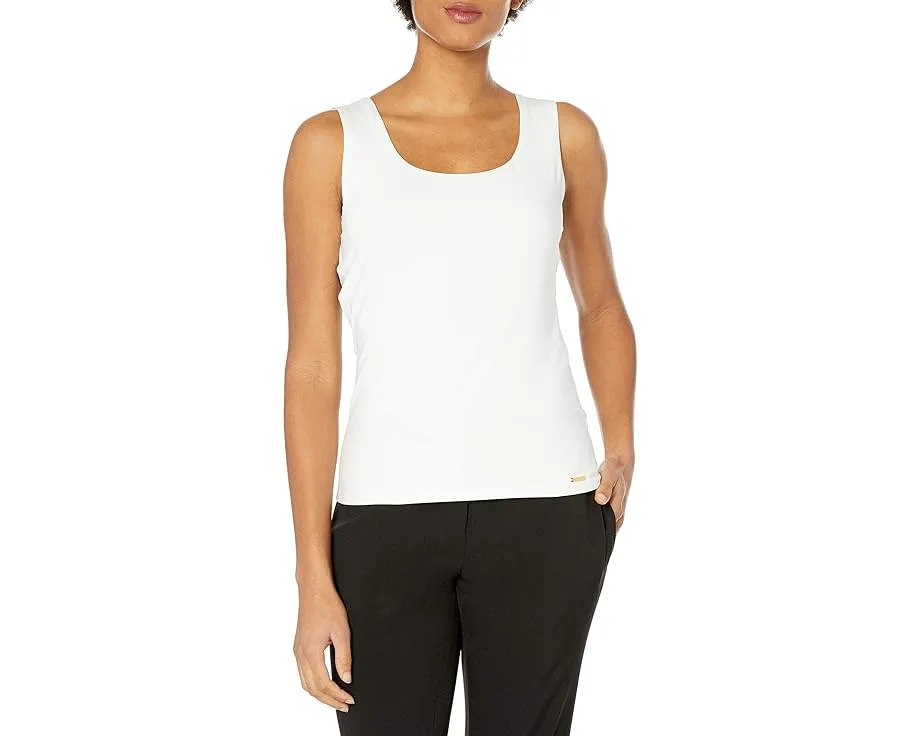 Топ Calvin Klein Sleeveless Seamless из полиэстера и спандекса