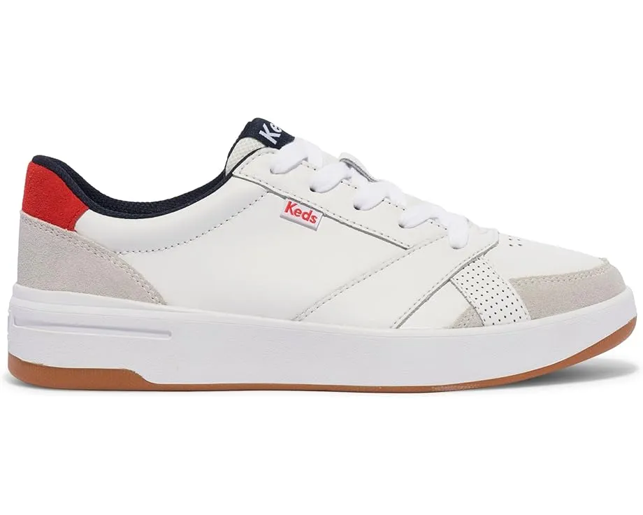 Кроссовки Keds The Court Lace-Up из кожи с технологией Softerra