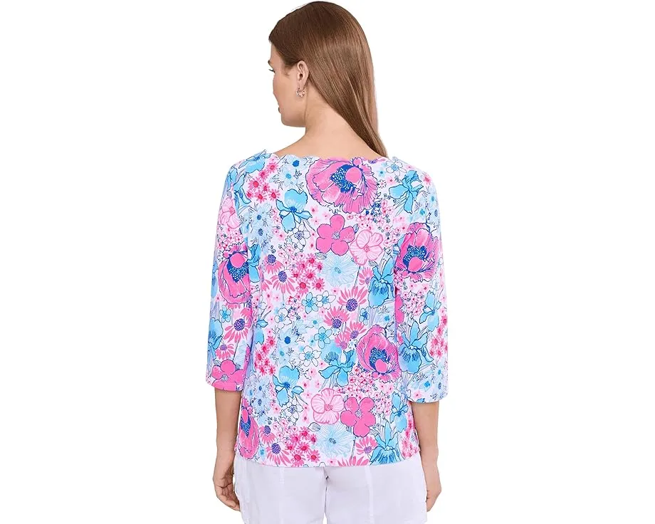 Lilly Pulitzer Топ Gleeson Knit с цветочным принтом
