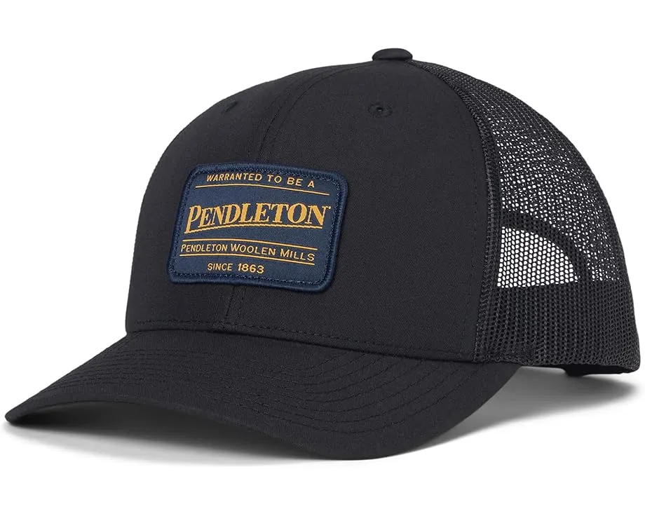 Бейсболка Pendleton Large Patch Trucker с вышитой нашивкой и сетчатыми вставками