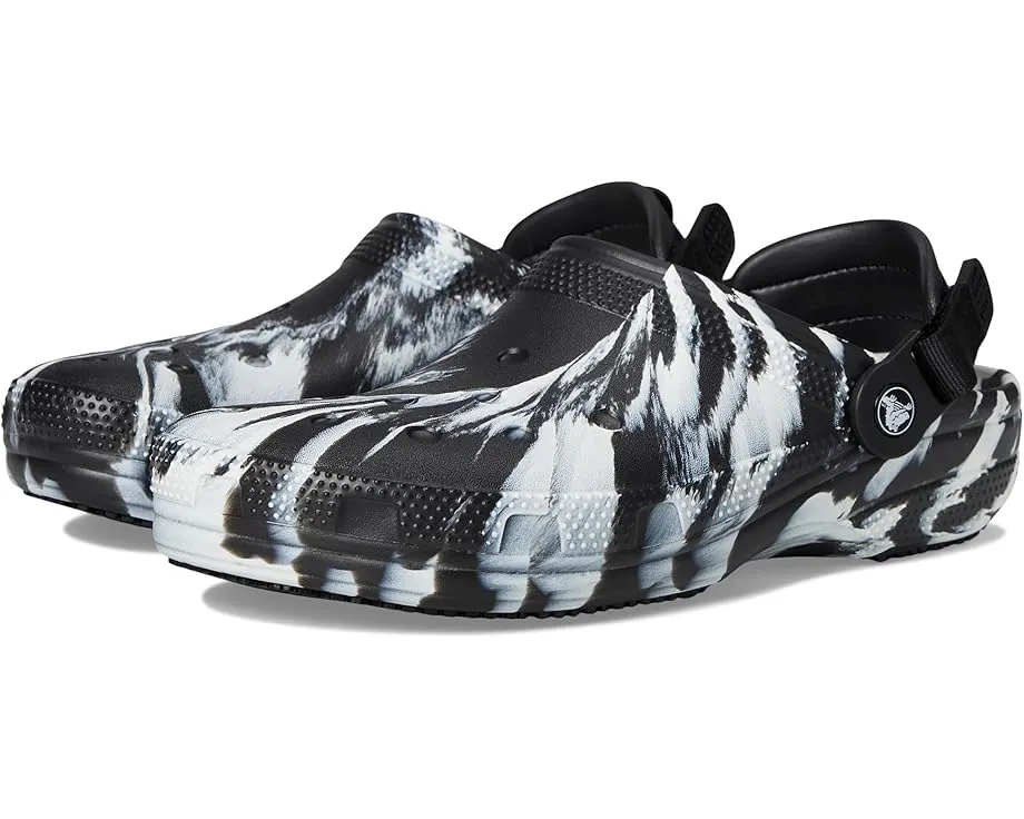 Классические рабочие сабо Crocs с противоскользящей подошвой и регулируемым ремешком