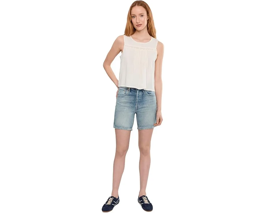 Шорты Levi's Premium 501 Mid Thigh из премиального денима прямого кроя