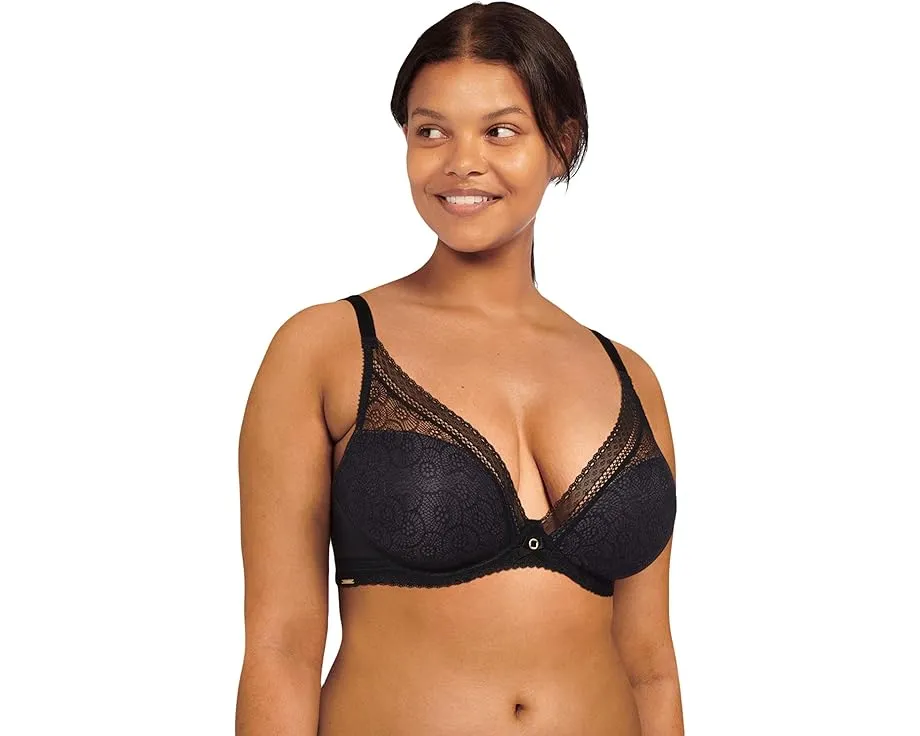 Бюстгальтер Chantelle Festivite Lace Plunge с глубоким вырезом и легким наполнителем