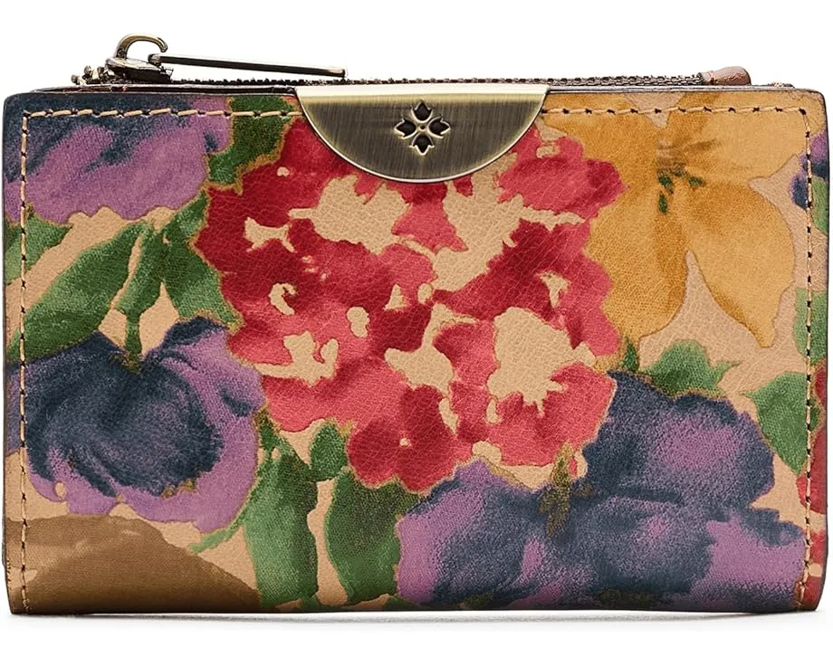 Patricia Nash Busalla Кожаный кошелек с множеством отделений и магнитной застежкой