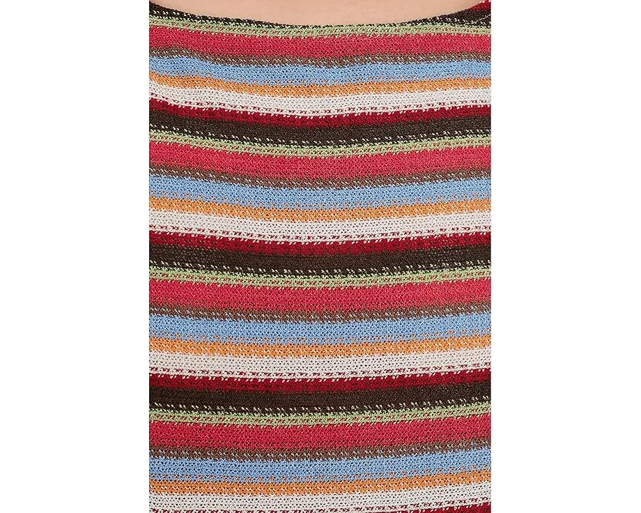 Туника Kenny в полоску из полиэстера для пляжа и повседневной носки