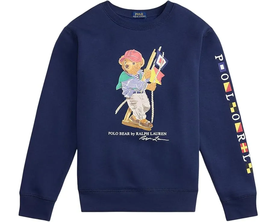 Толстовка Polo Ralph Lauren с медведем из флиса для малышей и детей младшего возраста