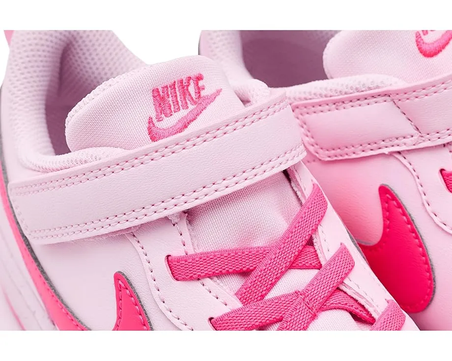 Кроссовки Nike Kids Court Borough Low Recraft BP с водоотталкивающей пропиткой и липучкой
