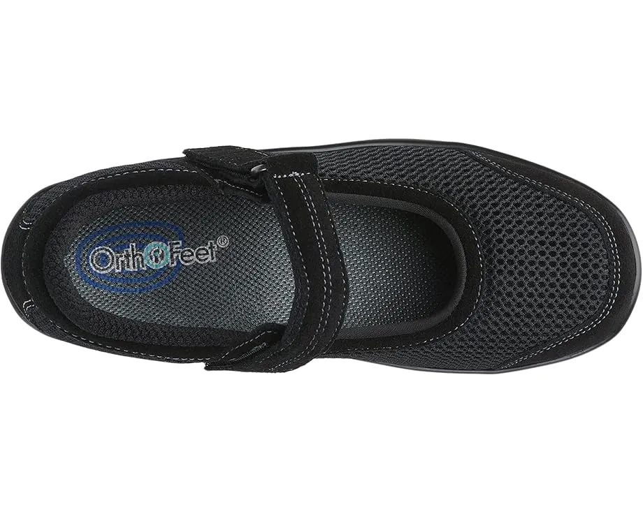 Балетки Orthofeet Chattanooga с широким носком и технологией Ortho-Cushion