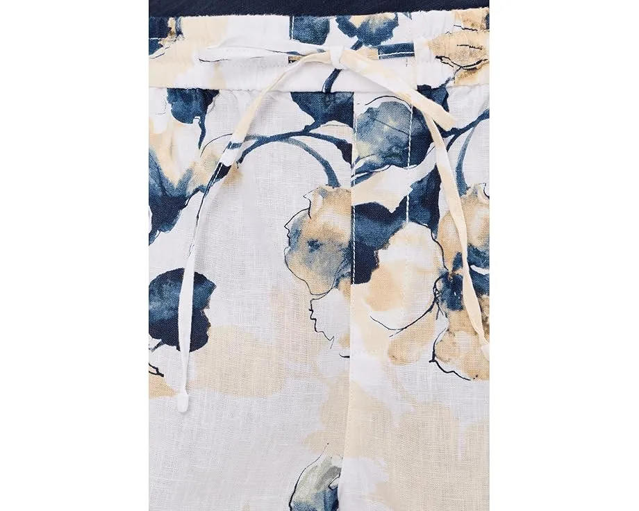 Шорты Tommy Bahama с цветочным принтом и эластичным поясом из льна