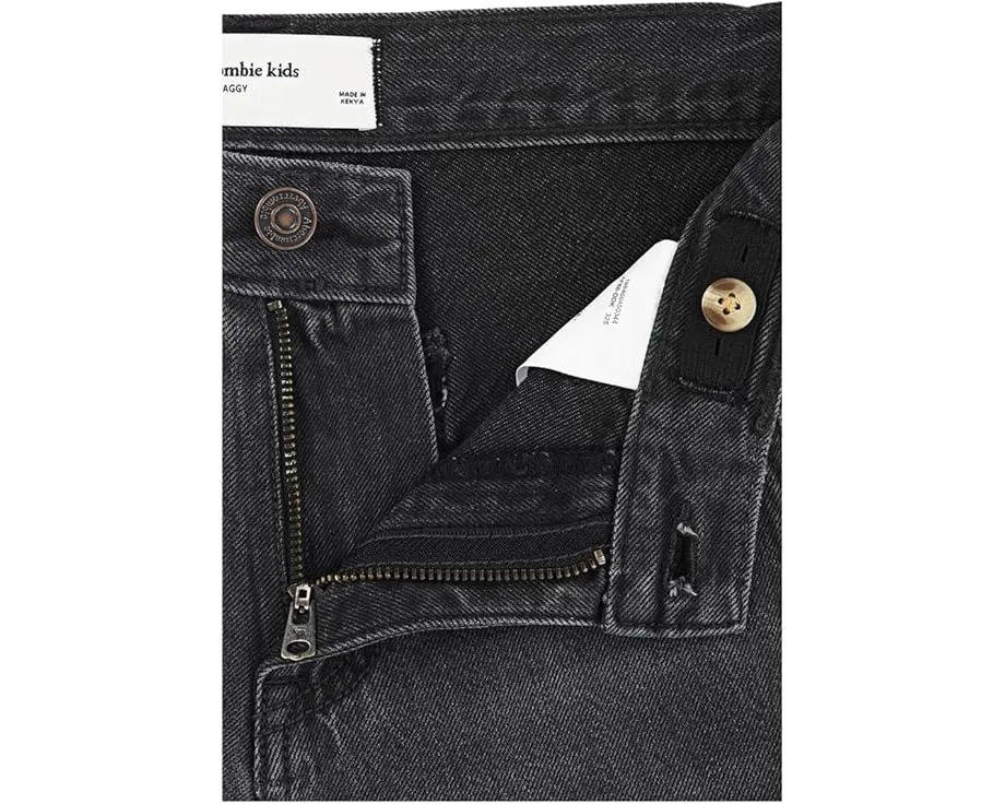 Джинсовые брюки карго Abercrombie & Fitch Baggy Denim с регулируемым поясом