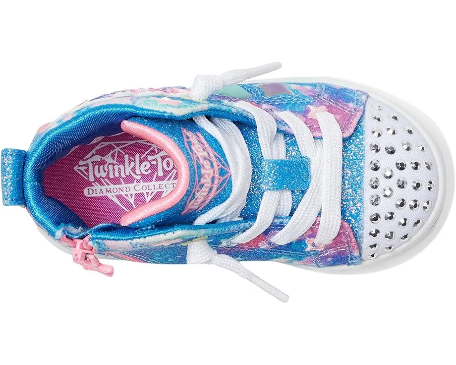 Кроссовки SKECHERS KIDS Twi-Lites 2.0 с подсветкой и дизайном единорога-кошки